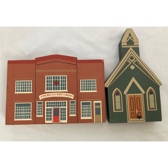 The Cat’s Meow 1991 Series IX Lot of 8 Buildings –signed by the artist Faline - Picture 4 of 6